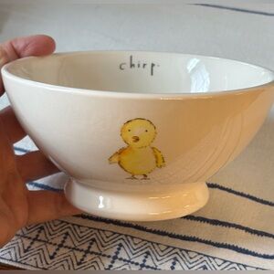 Rae Dunn chirp chick bowl, like new condition, never used